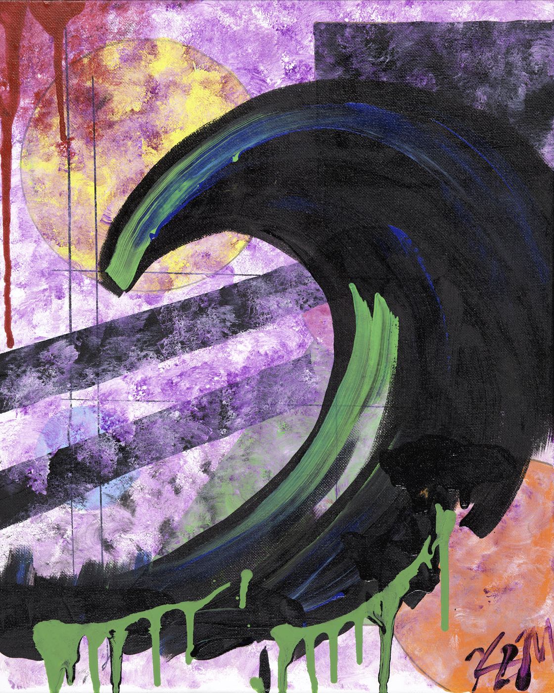 Abstract Wave — Kitty Mitchell