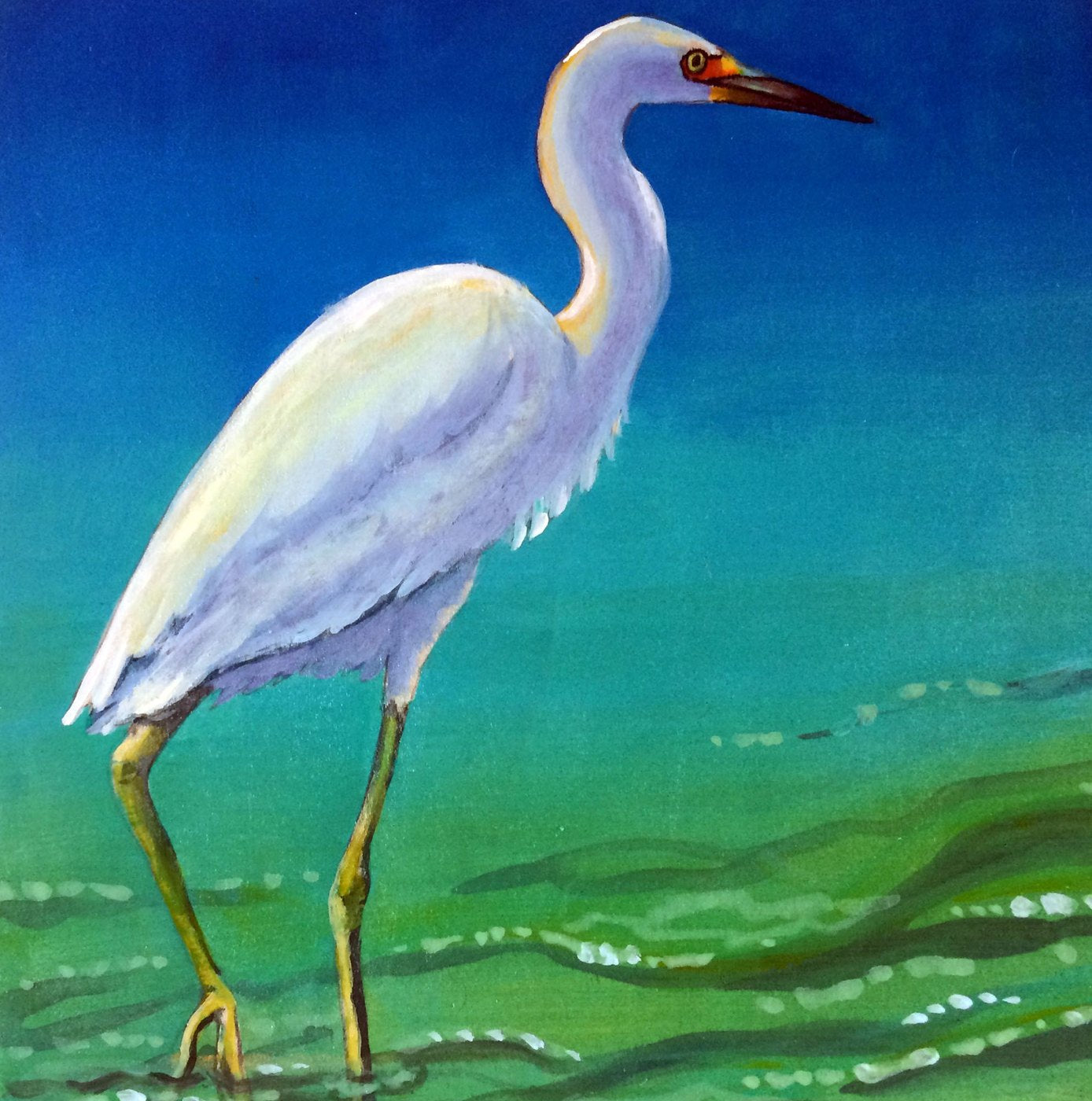 Great White Heron — Kitty Mitchell
