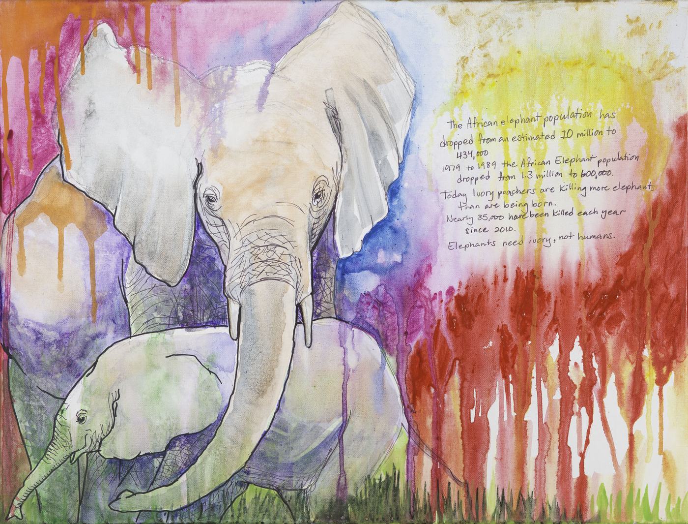 African Elephant — Kitty Mitchell