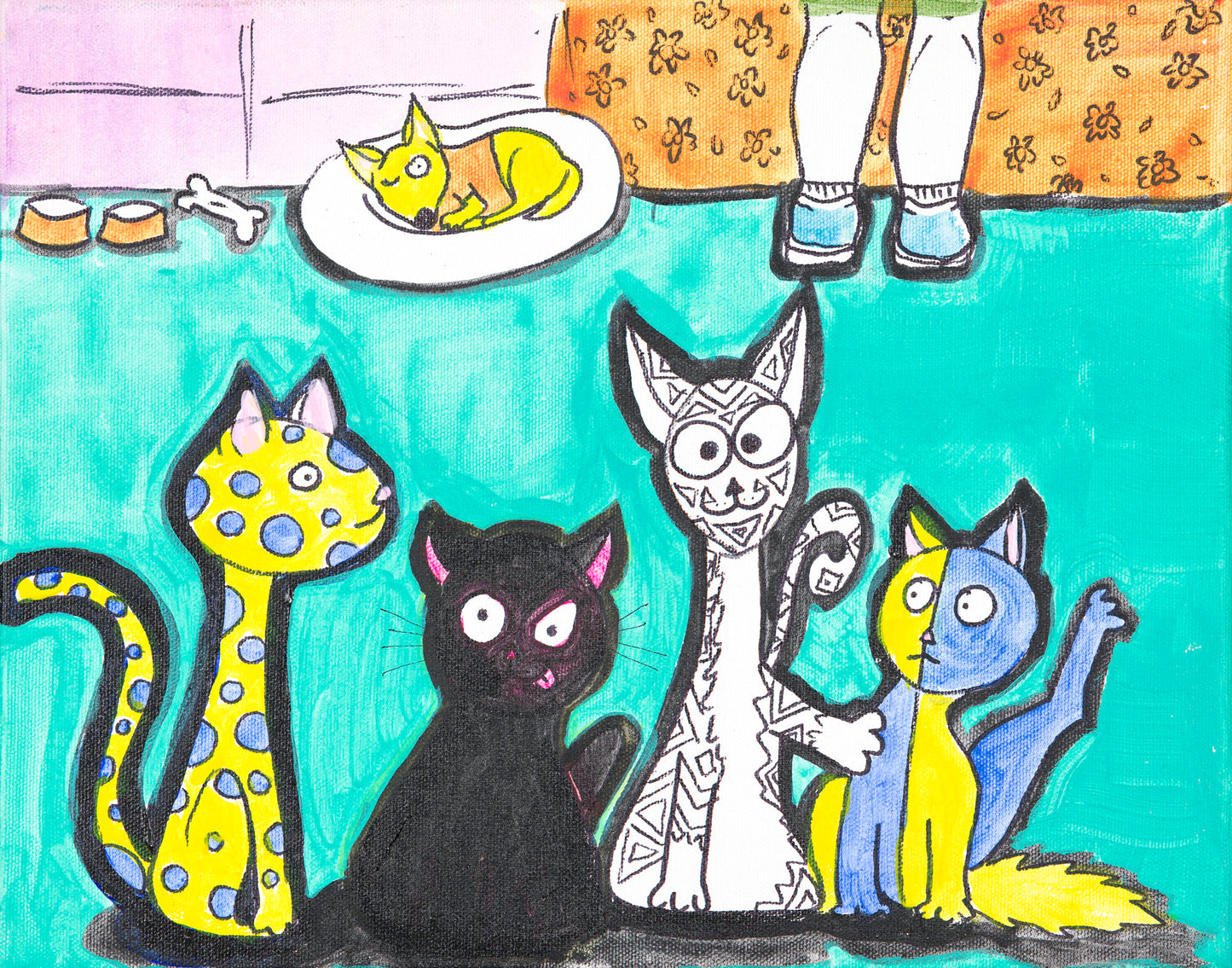 Kitchen Cat Party — Kitty Mitchell