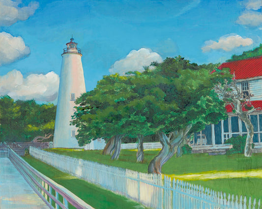 Morning Light at Ocracoke Lighthouse — Kitty Mitchell