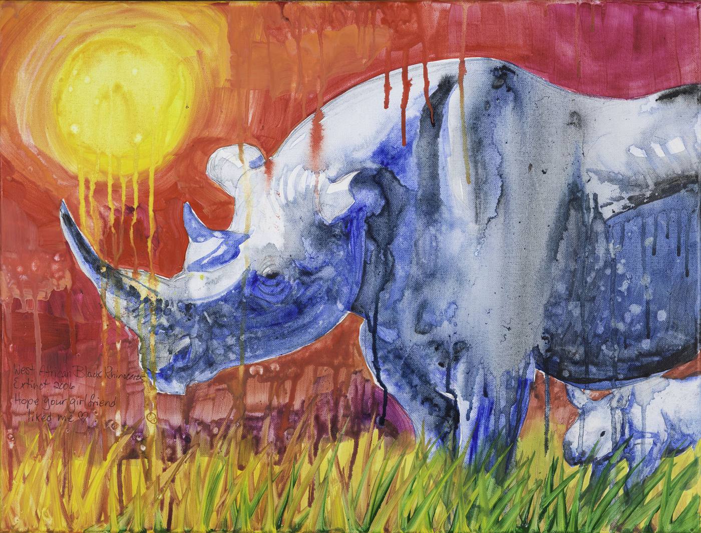 West African Black Rhinoceros — Kitty Mitchell