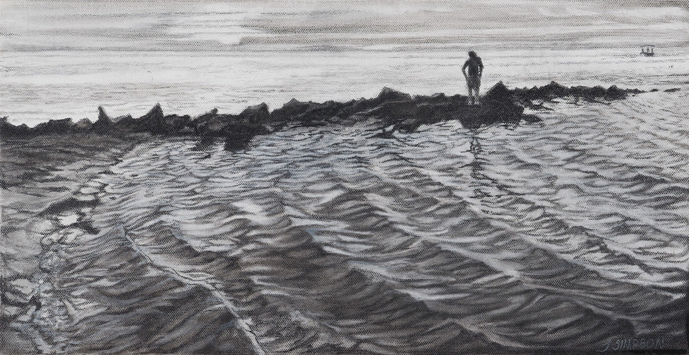 Man on Jetty — Timothy Simpson